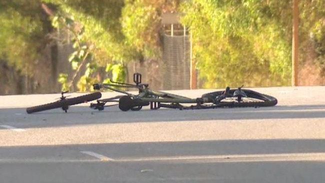 A cyclist has died after colliding with a rubbish truck in Western Australia. The collision took place on Monday around 4.30am in the Perth suburb of Bibra Lake. The cyclist, a 59-year-old man, died at the scene. The 58-year-old male driver was uninjured, with crash investigators examining the scene. Picture: 7 News