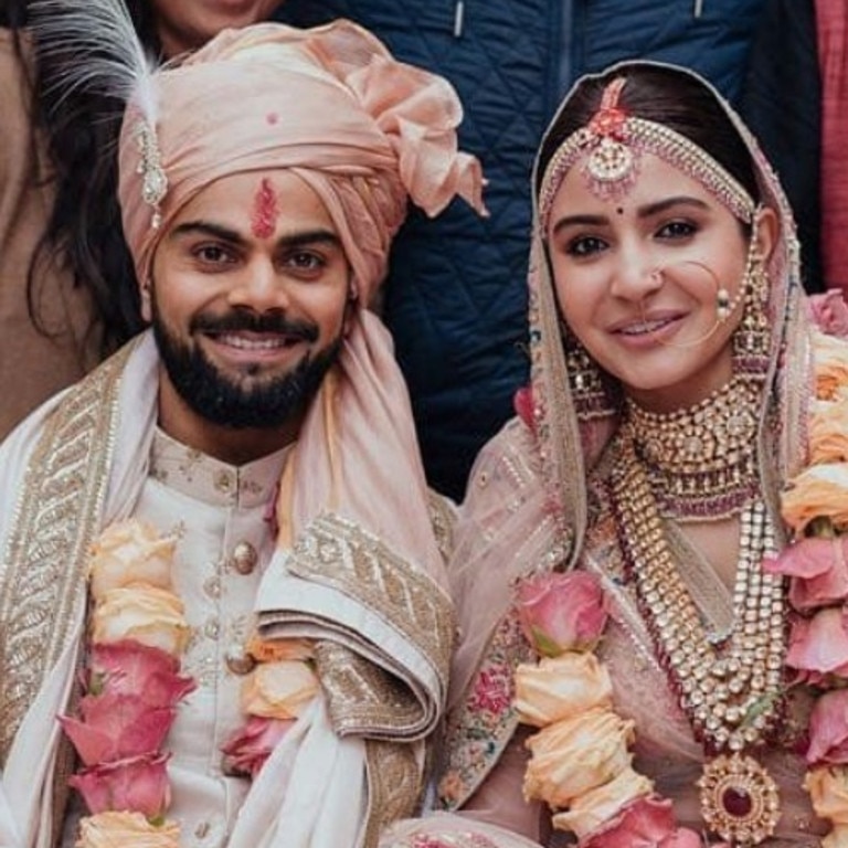Indian cricketer Virat Kohli and his Bollywood actress wife Anushka Sharma. Picture: Instagram