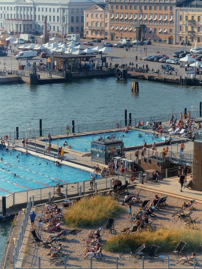 Allas Sea Pool in Helsinki, Finland. Picture: Lauren Bamford