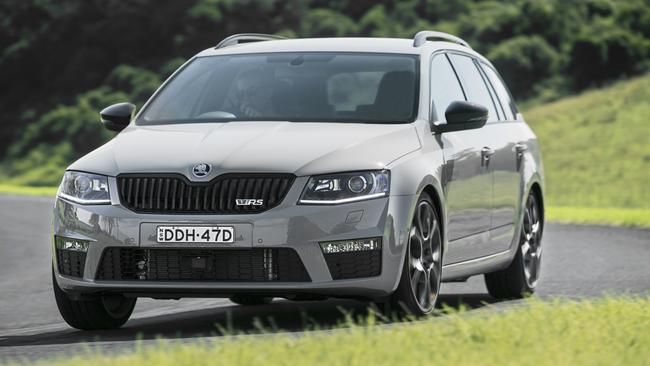 Skoda’s Octavia RS can be had as a wagon or sedan.