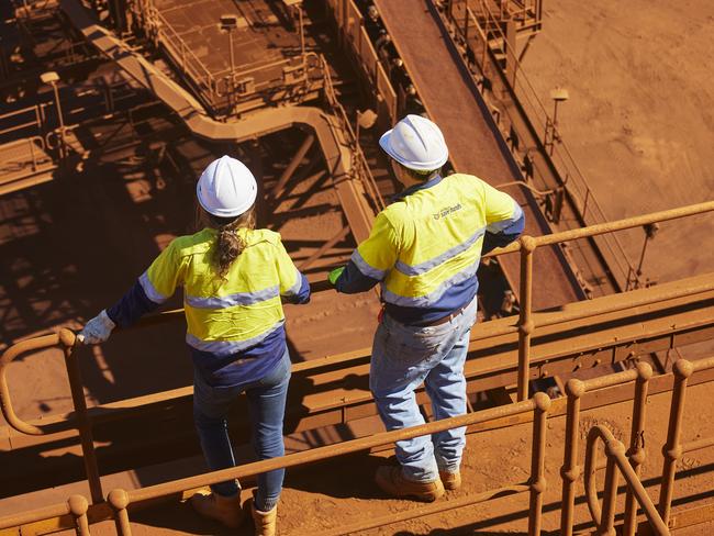 Fortescue staff at work on site