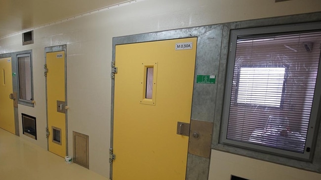 A prisoner lies in his solitary confinement cell in the safety unit at Lotus Glen Correctional Centre. Picture: Daniel Soekov for Human Rights Watch