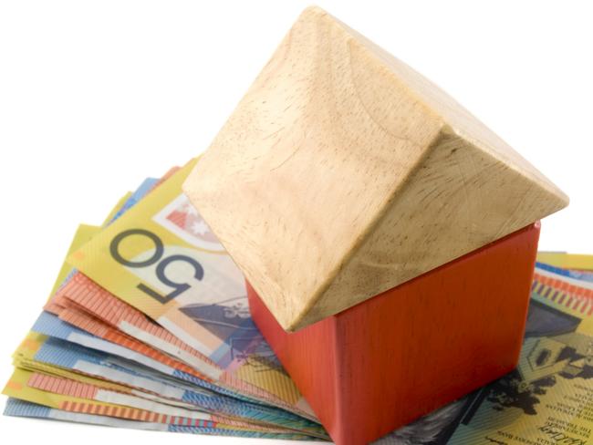 Home loan and Australian cash. Picture: iStock