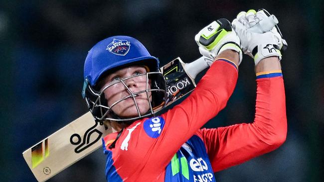Jake Fraser-McGurk became an overnight millionaire when he was sold to the Delhi Capitals for A$1.65 million, (Photo by Money SHARMA / AFP)