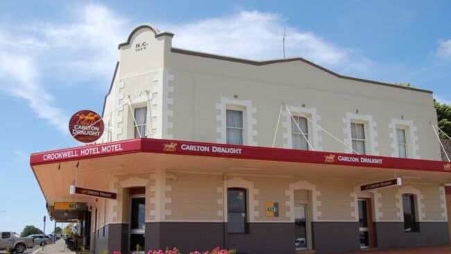 Croker’s dad Dale took him to the Crookwell Hotel for his 18th birthday