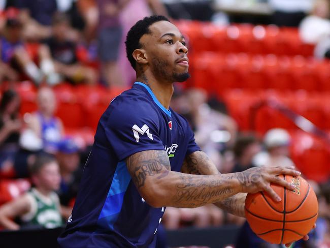 Rayjon Tucker states his claim as the NBL’s best import. Photo: Graham Denholm/Getty