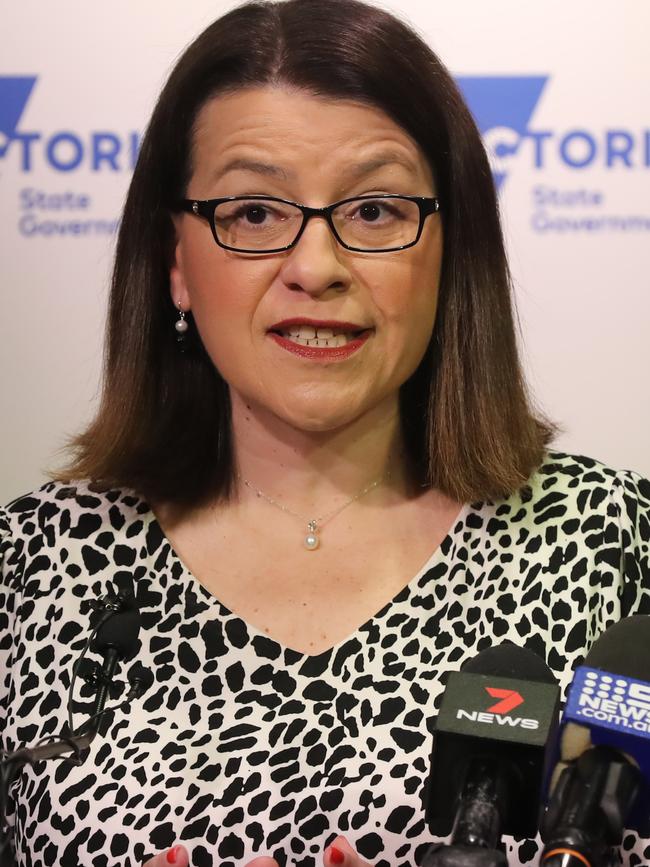 Minister for Health Jenny Mikakos. Picture: Alex Coppel