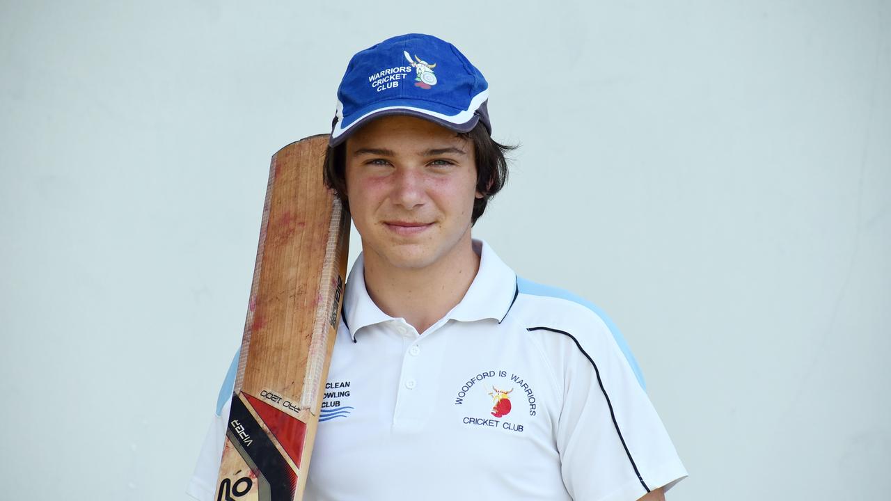 Woodford Island Warriors batter Jordan Fischer ready for their clash with Lawrence in the LCCA Maclean Bowling Club first grade competition on October 31, 2020 at Barry Watts Oval.