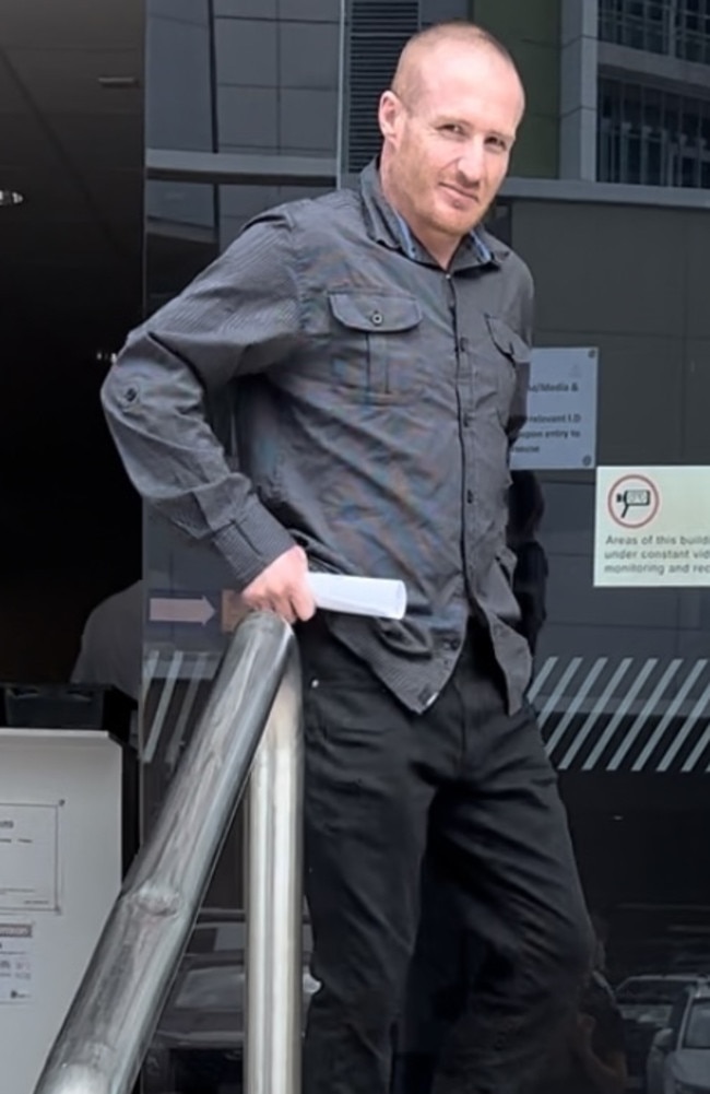 Samuel McNeill outside the Maroochydore Magistrates Court.