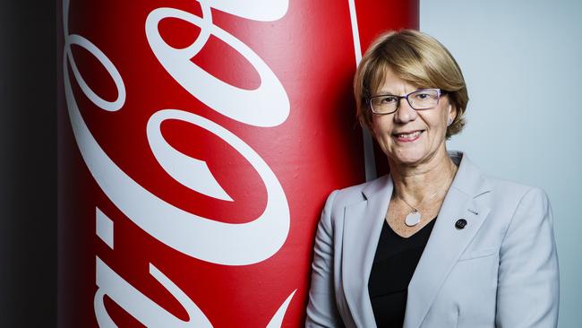 Coca-Cola Amatil CEO Alison Watkins in Sydney. Hollie Adams/The Australian