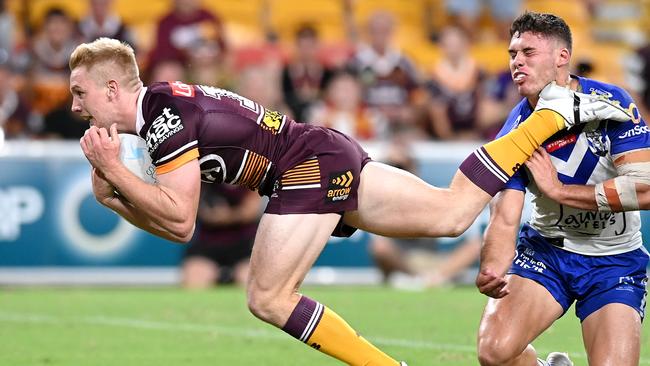 Tom Dearden impressed in his short stint against the Bulldogs. Picture: Bradley Kanaris/Getty Images