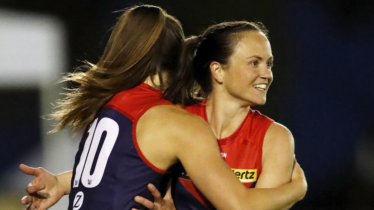 Daisy Pearce got the Dees off to a flying start. Picture: Getty Images