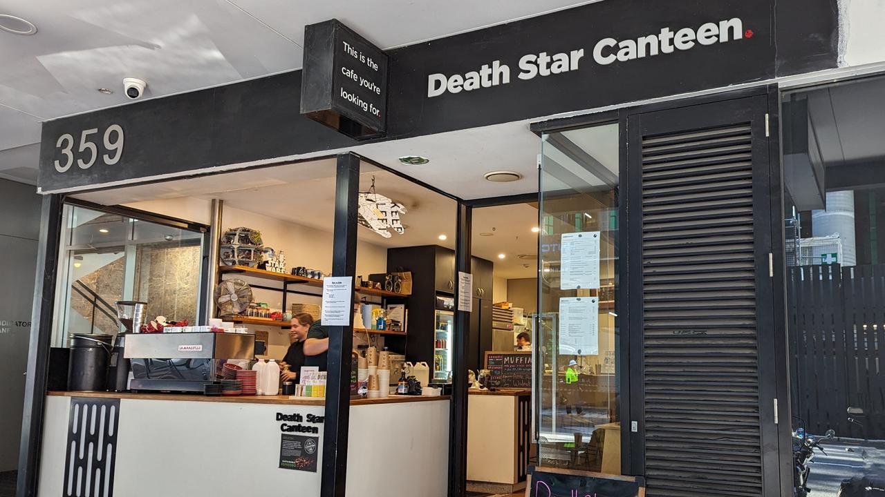 The Death Star Canteen on Queen St, Brisbane City. Picture: Kate Stephenson