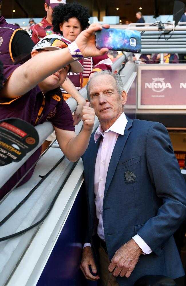 Former Broncos coach Wayne Bennett pulled the pin on a deal for Jacks. (AAP Image/Dave Hunt) 