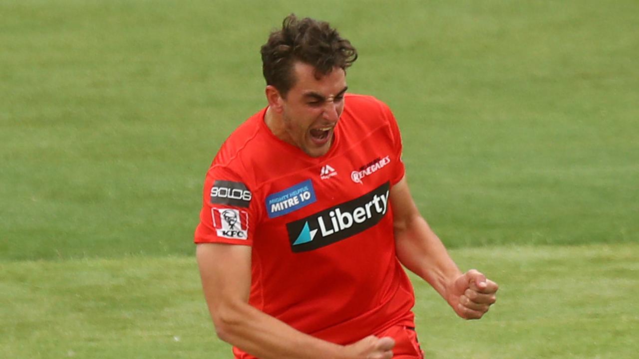 The Renegades have successfully defended 5-150 to beat the Hobart Hurricanes at the MCG.