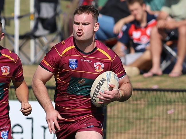 Kye Madden scored an amazing solo try for Thirlmere. Picture: Steve Montgomery