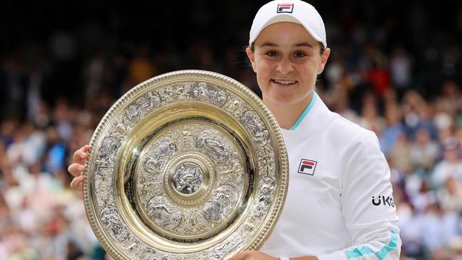 Ash Barty is returning to Wimbledon. Picture: Clive Brunskill/Getty Images