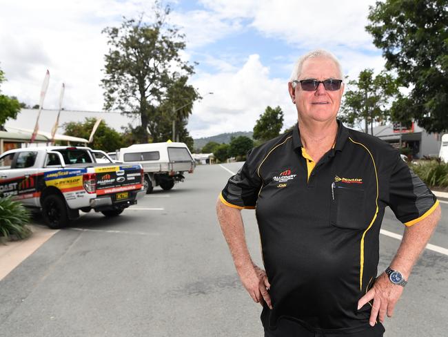 Yandina Chamber of Commerce president John O’Leary said the ATM should be reinstalled in town. Photo: Patrick Woods