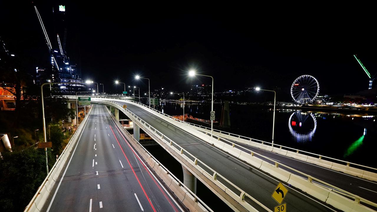 Brisbane was plunged into a snap lockdown on Saturday – which has now been extended – due to an outbreak in southeast Queensland. Picture: AFP