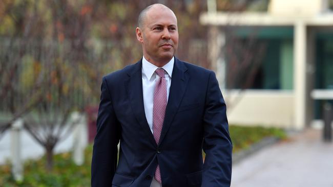 Treasurer Josh Frydenberg will on Thursday deliver the MYEFO report. Picture: Getty Images