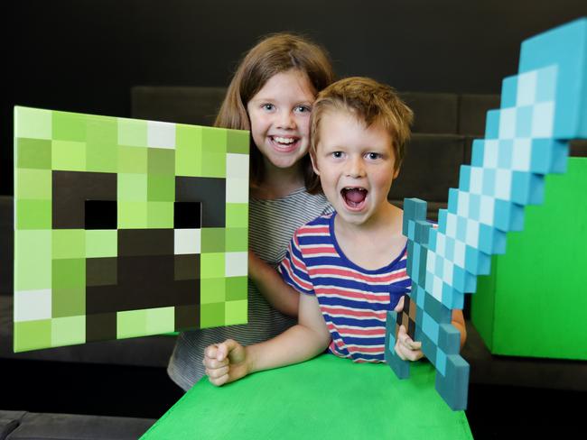 The Minecraft open tournaments will be a great event for young fans to watch. Picture: Nicole Cleary