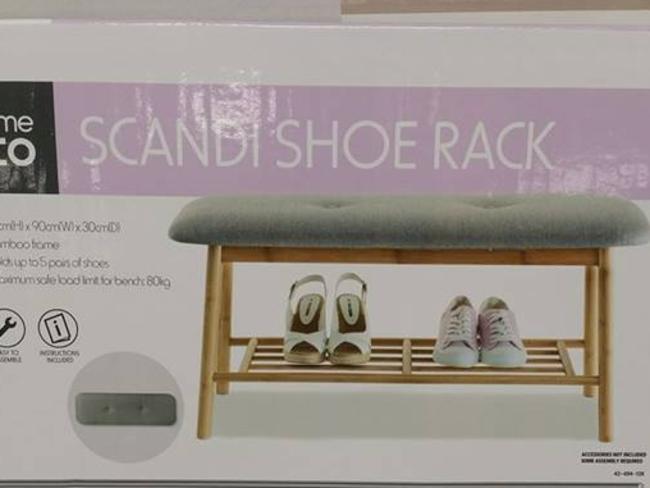 Kmart shoe rack bench new arrivals