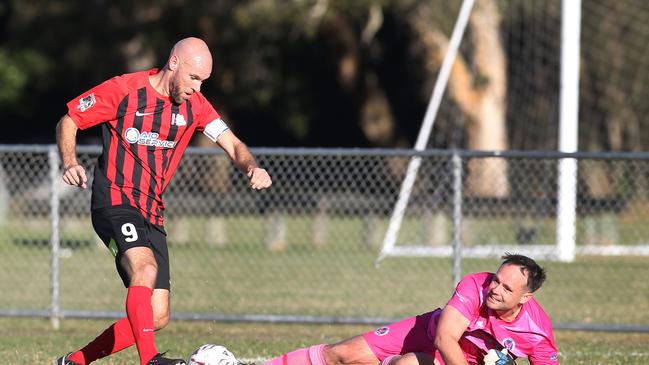 Burleigh striker Matt Hilton.
