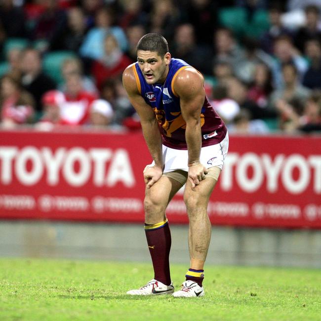 Brendan Fevola at the Lions.