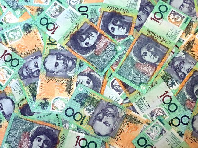 FEDERAL BUDGET 2024: AUSTRALIA - NewsWire Photos - General view editorial generic stock photo of Australian cash money currency. Picture: NCA NewsWire / Nicholas Eagar