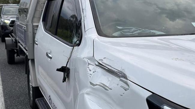 Driver’s scary near miss on the Bruce Hwy