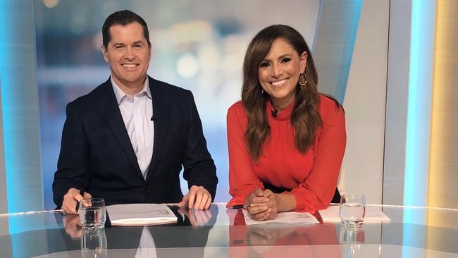 The co-hosts together during a previous show. Picture: Channel 7