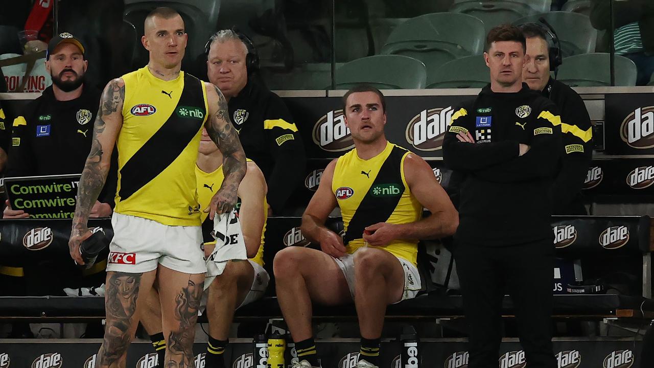 Richmond has dropped off since an early spike under caretaker coach Andrew McQualter. Picture: Michael Klein