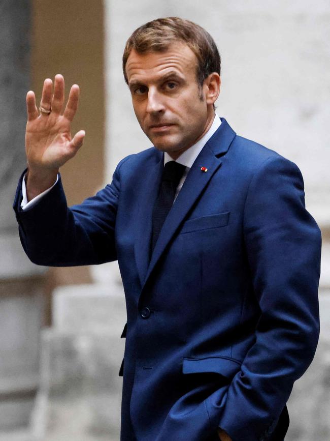 French President Emmanuel Macron. Picture: Ludovic Marin/AFP