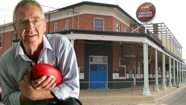 Mike Sheahan has a share in the Underbool Hotel, but it won't be used as a pub.