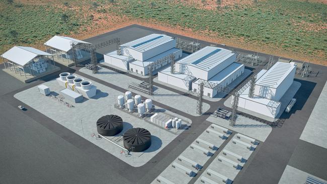 The Opposition said that the under-construction Whyalla hydrogen power plant has already racked up an extra $73 million in operational costs. Picture: Supplied