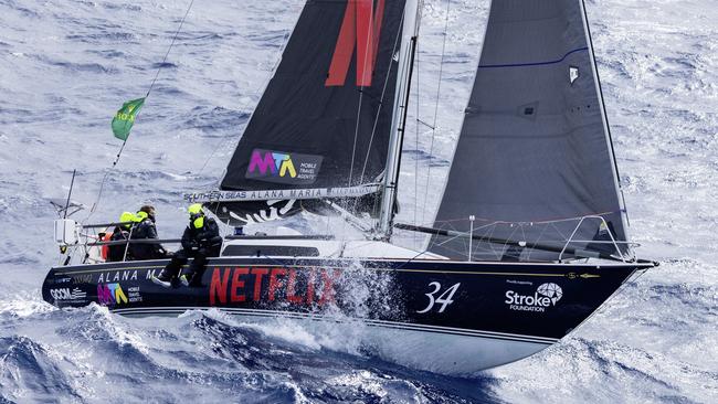 Jessica Watson aboard Azzurro. Picture: ROLEX/Andrea Francolini