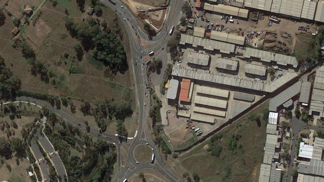 Google maps showing Western Sydney Parklands near Cowpasture Rd, Wetherill Park. Picture: Google