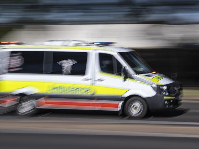 Man flown to hospital with significant leg injury after motorcycle crash