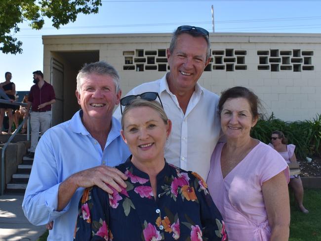 Craig and Fay Stumer, with Wayne and Suzanne Mack from Ipswich at the 2023 Warwick Cup (Photo: Michael Hudson)