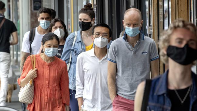 Pedestrians on Chapel St in Melbourne’s Prahran, Victoria. Picture: NCA NewsWire / David Geraghty