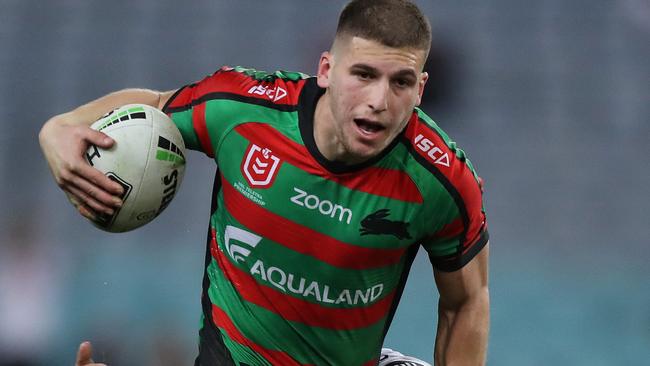 Souths Adam Doueihi during the South Sydney v St George NRL match at ANZ Stadium, Homebush. Picture: Brett Costello