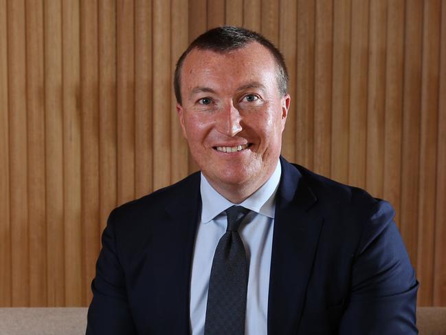 11/08/2023. Bran Black, newly appointed chief executive of the Business Council of Australia, photographed at their offices in Sydney. Britta Campion / The Australian