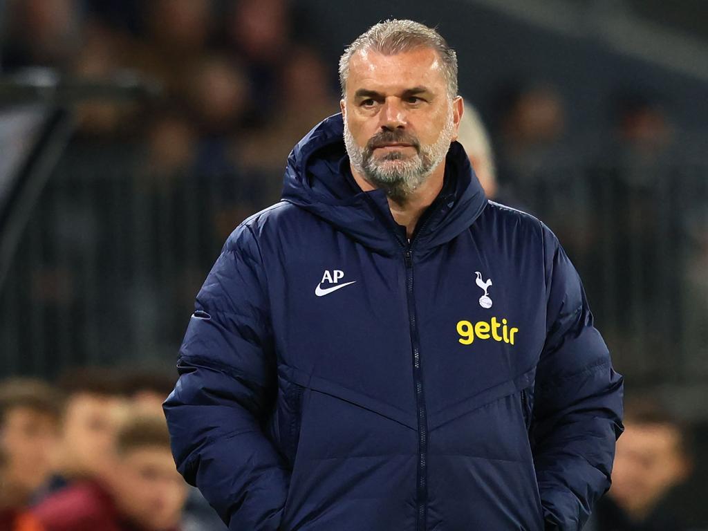 Ange Postecoglou’s Spurs were impressive in defeat on Tuesday night. Picture: Trevor Collens / AFP