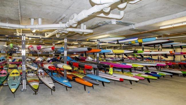 The new basement storage area. Picture: Jerad Williams