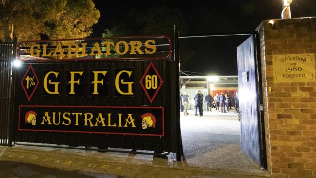 A Raptor raid on the Gladiators Clubhouse in Maitland.