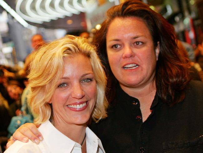 Chelsea’s parents - Rosie O’Donnell and her ex-wife, Kelli Carpenter.  Picture:  Supplied