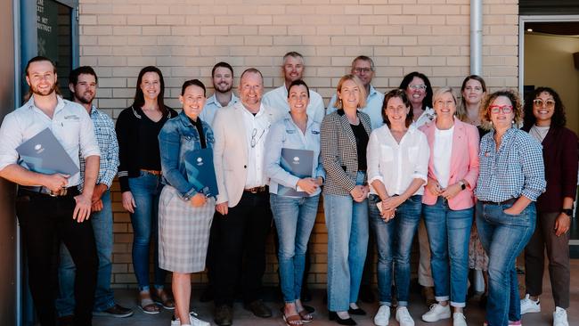 Energy stakeholders came together as part of a revolutionary program. Ethan Bielefeld of Toowoomba (energy sector) Ben Somerset of Boondooma (agriculture) Kristelle Townsend of Chinchilla (energy sector) Kirstie Schumacher of Kingaroy (ag) Rob Martyn of Cabarlah (ag/environment) Scott Reed of Dalby (AgForce) Adrian Story of Dalby (farming and ag construction) Bec Coffey of Thornlands (energy sector) Cr Sophie Bougoure of Tara (local govt) Gary Lees of Toowoomba (energy sector) Joanna Embry of Columboola (ag) Suzanne Mungall of Kingaroy (environment) Cr Megan James of Dalby (local govt) Rachelle Cooper Kulkarni of Brisbane (researcher/energy) Cr Kylie Bourne of Miles (local govt) Renee King of Dalby (local govt)