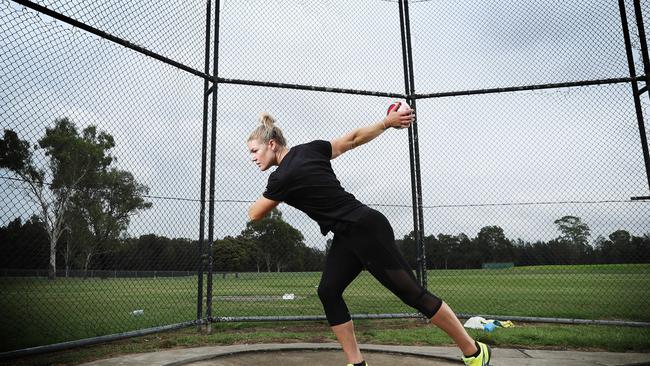 Dani Stevens - Athletics, Discus. John Feder/The Australian