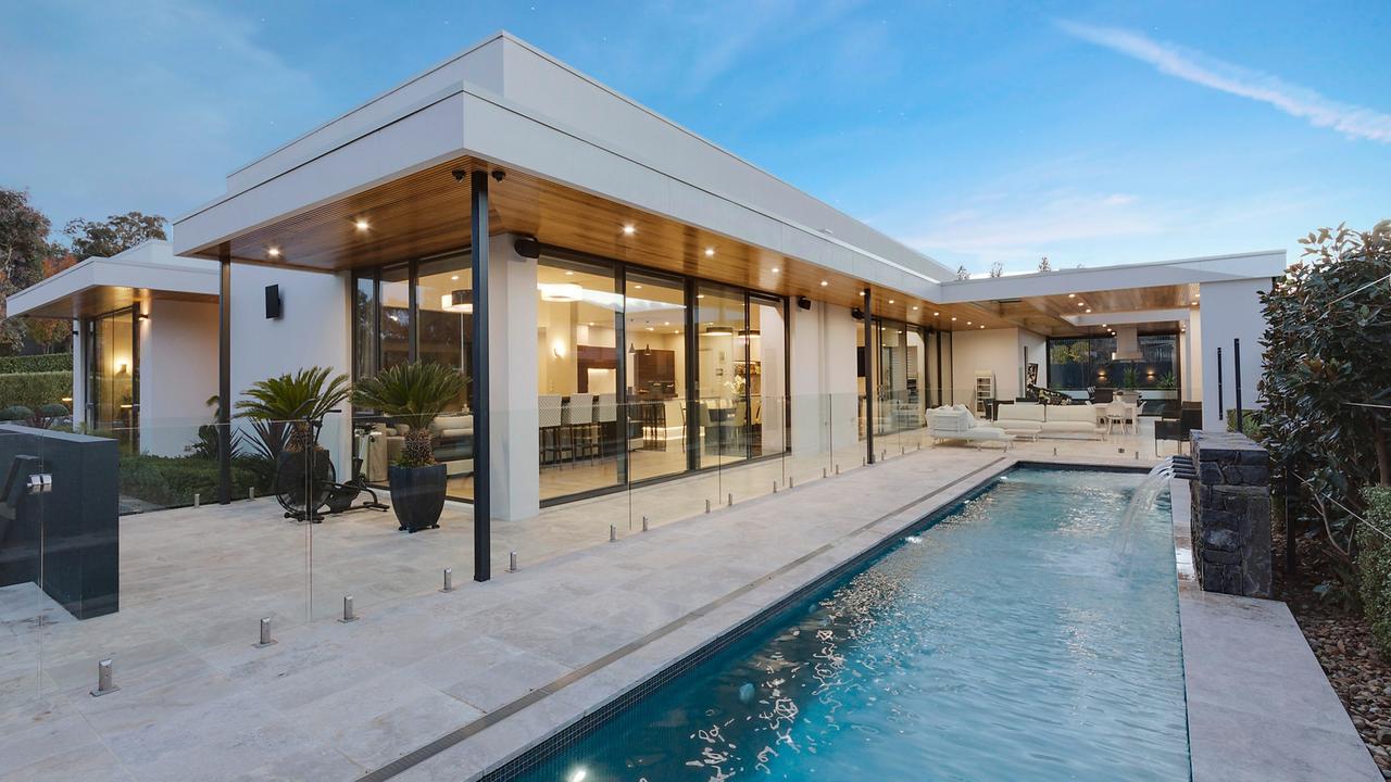 This dream home with an LA-style pool and outdoor entertaining area was built less than two years ago. Picture: realestate.com.au