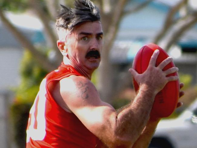 Eastern Swans veteran Ivan Walker was named best on ground in the club's AFL Mackay Reserve Grade grand final victory over North Mackay. Photo: Rae Wilson